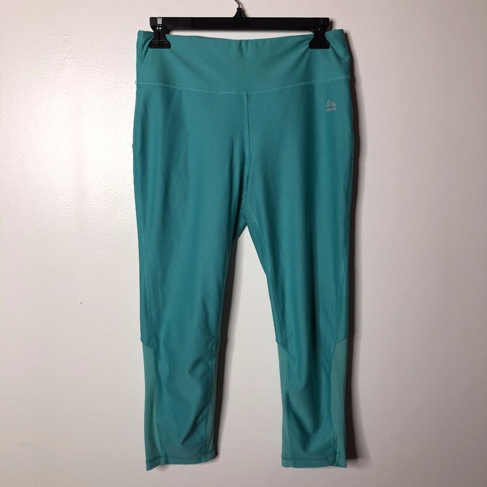 RBX Womens Turquoise Cropped Leggings Size Medium